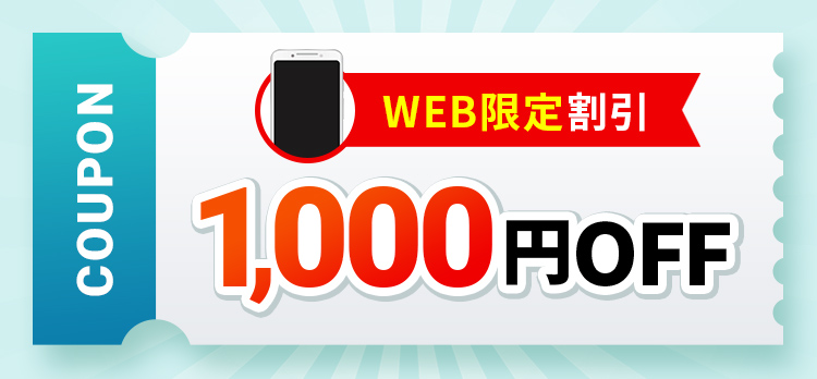 WEB限定割引